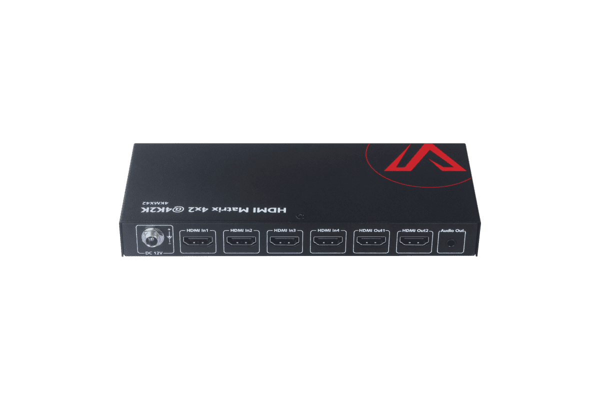 4x2 4K HDMI Matrix Switch w/ Scaler, ARC & Audio Extraction