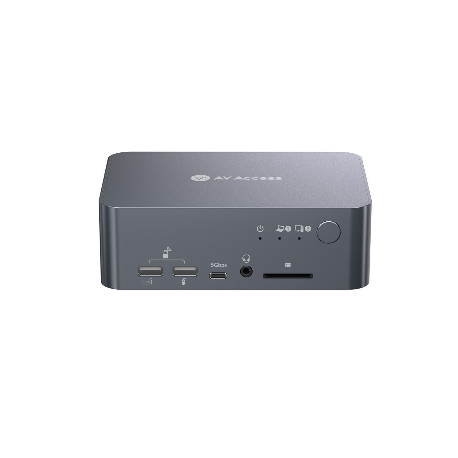 AV Access USB-C KVMスイッチドッキングステーション KVM Switch Docking Station for USB C Laptop & Desktop