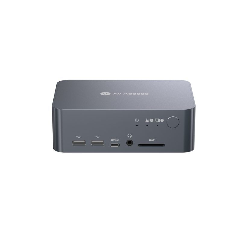 Best 8K DP KVM Switch Docking Station for 2 PCs & 3 Monitors