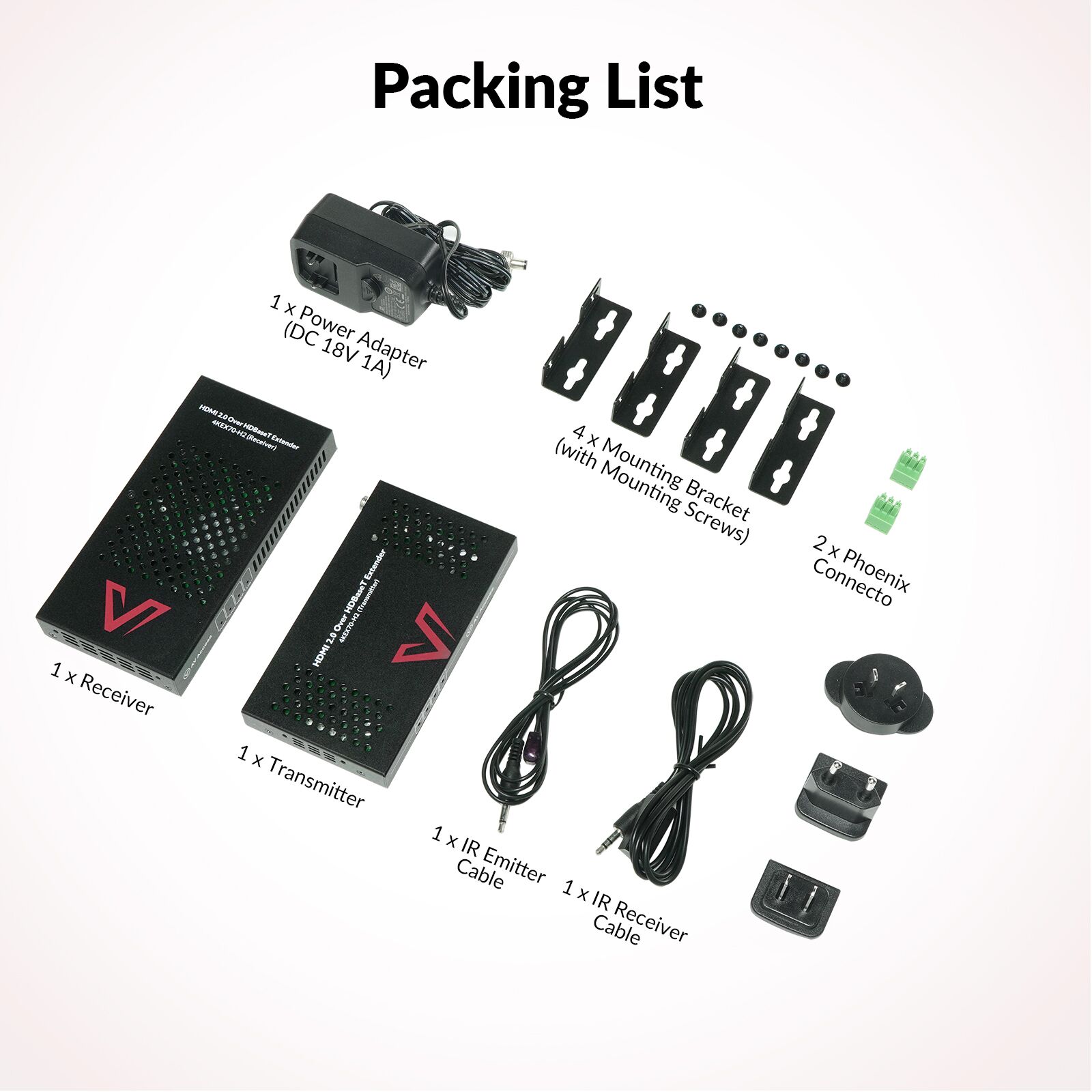 AV Access HDMI エクステンダー 4K@60Hz Amazon.com: AV Access HDMI Extender Over Cat6a/7 4K@60Hz 4:4:4 HDR