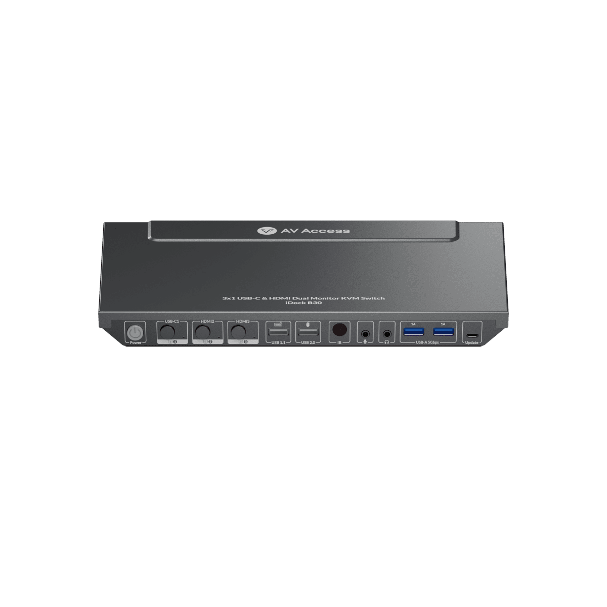 AV Access USB-C KVMスイッチ 3台切替対応 iDock B30 AV-Access-iDock-B30-KVM-Switch