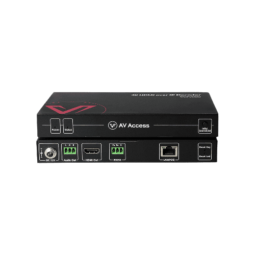 AV Access 4K AV over IP Decoder w/ Video Wall & Visual Control