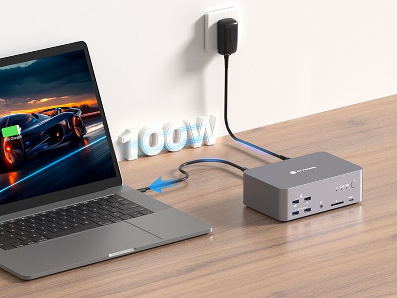 ■★ALDOCUBE KPAD／2SIMフリー＼2K#10.4／bah3-l09 iDock B23 Triple Monitor KVM Switch for a Desktop and a Laptop