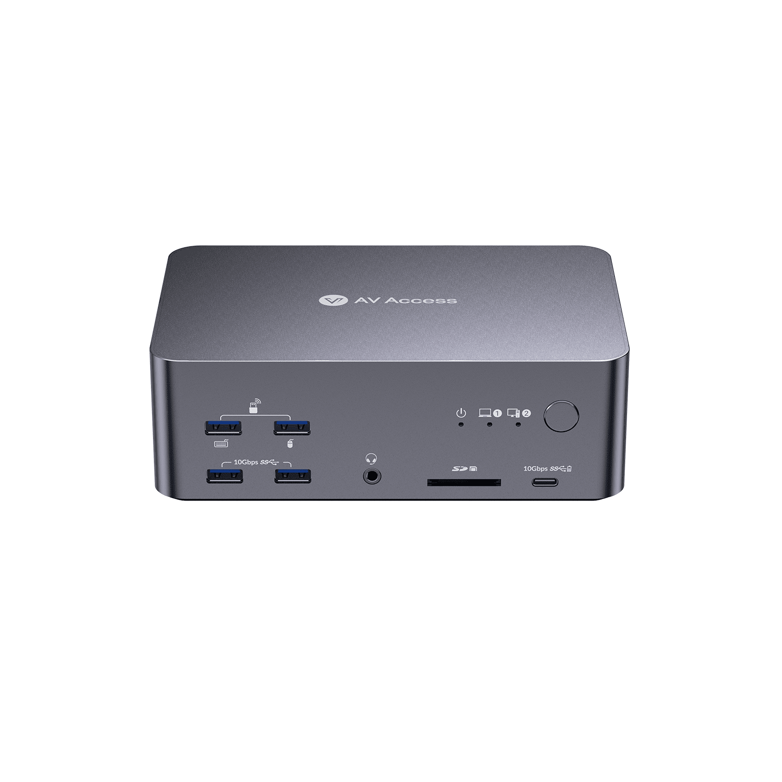 iDock B23 Triple Monitor KVM Switch for a Desktop and a Laptop