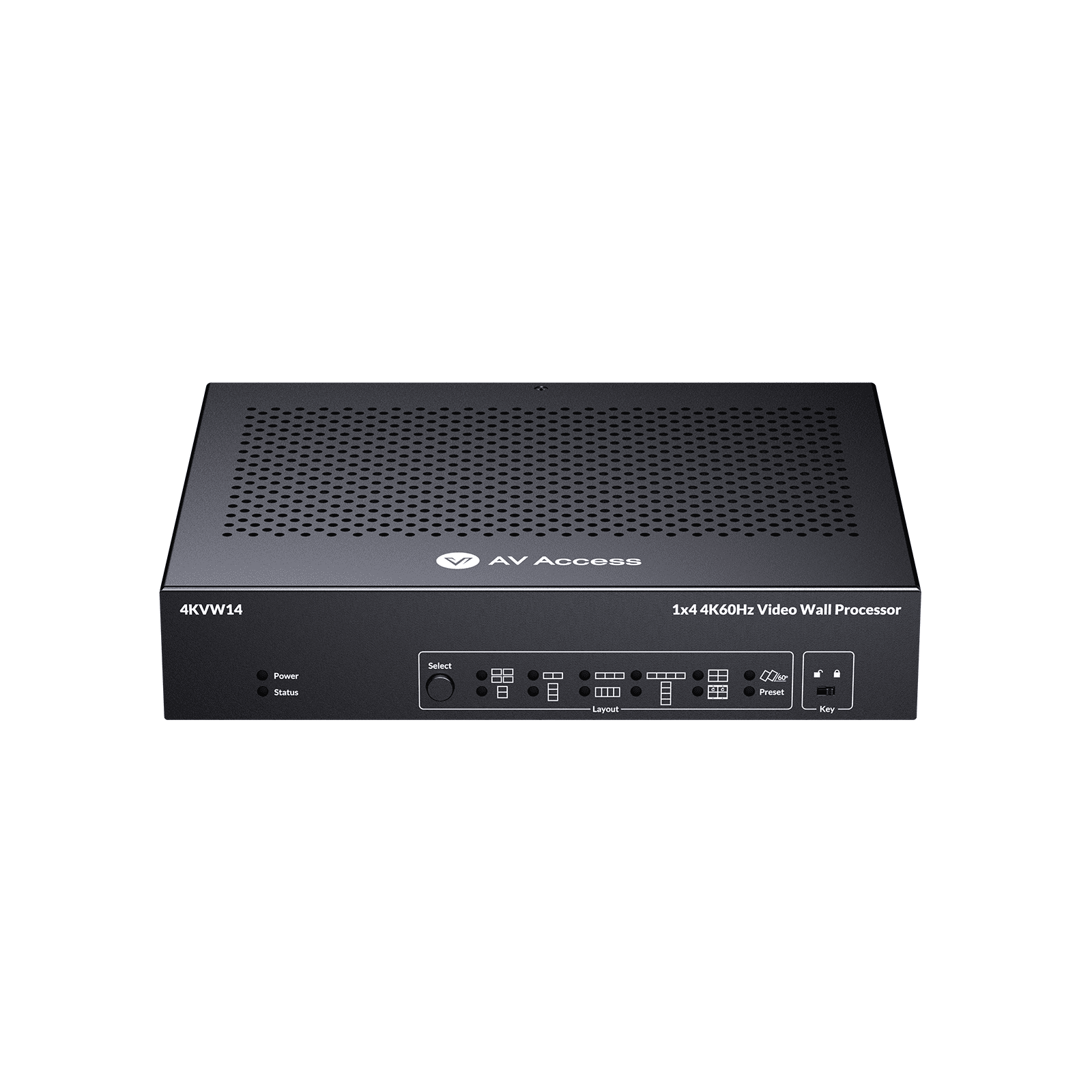 AV Access 4KVW14 Video Wall Processor front Panel