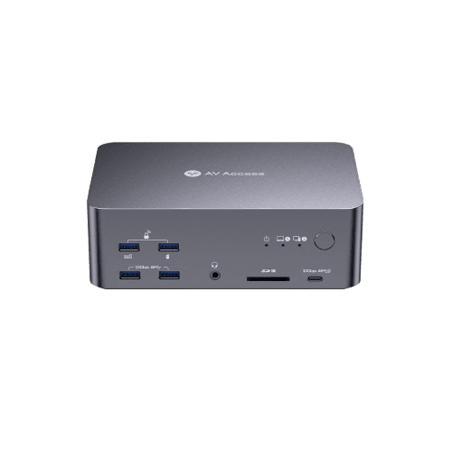 iDock B23 Triple Monitor KVM Switch for a Desktop and a Laptop