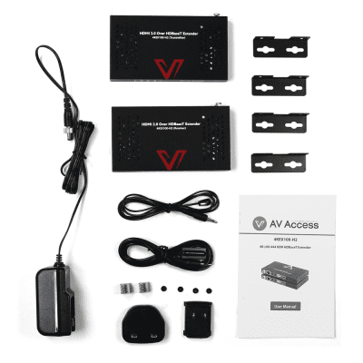 AV Access 4K HDMI Extender, 2-Way IR, PoE & RS232