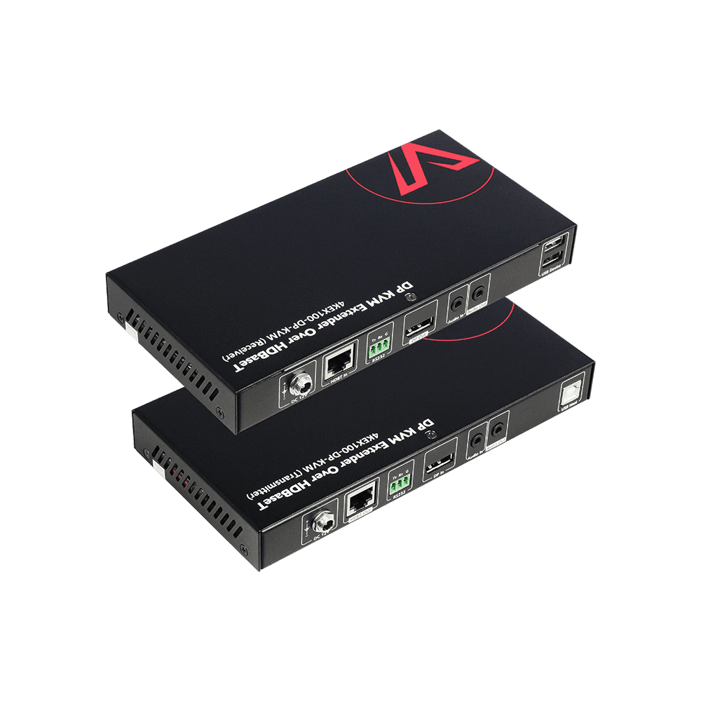 4K DisplayPort Extender over Ethernet with USB, No Latency
