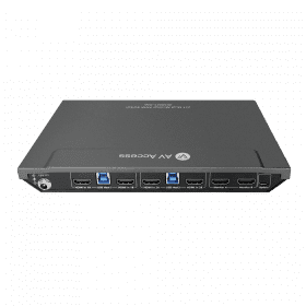 AV Access 2x1 4K Dual Monitor KVM Switch w/ HDMI