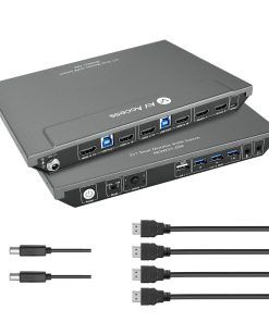 AV Access 2x1 4K Dual Monitor KVM Switch w/ HDMI