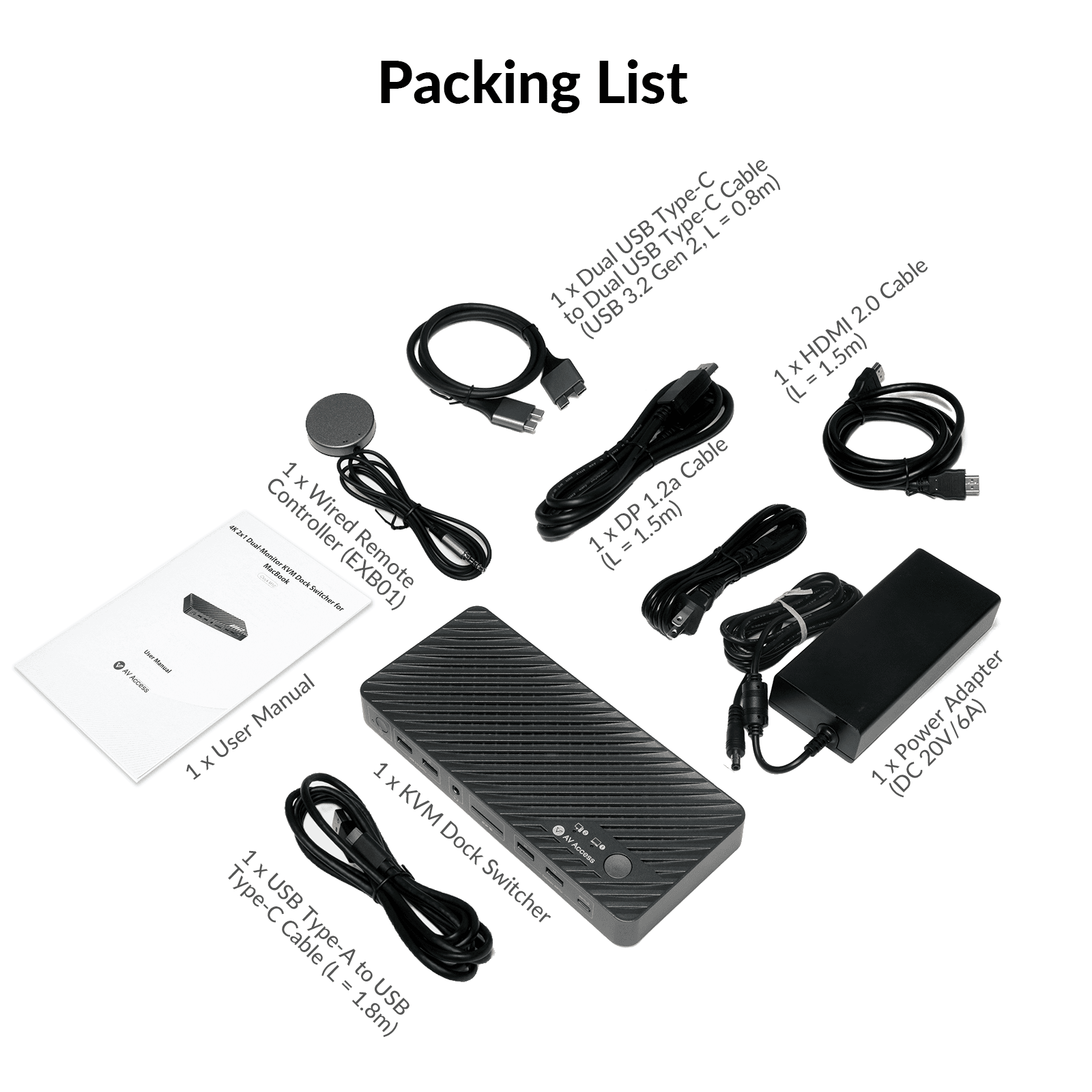 iDock M10 KVM Switch for MacBook and PC with Docking Features