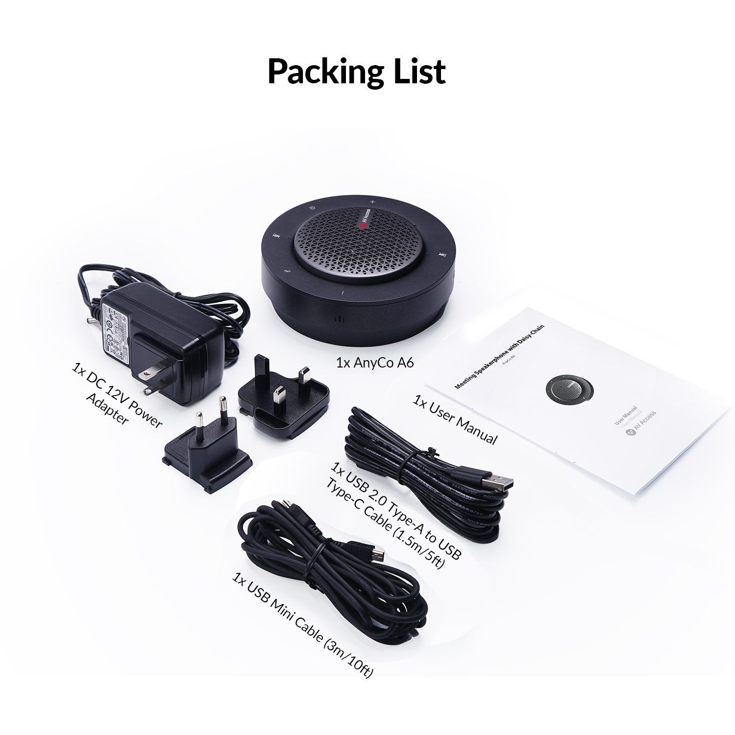 Best Daisy Chain Speakerphone for Large Conference Room, image size:1500x1500